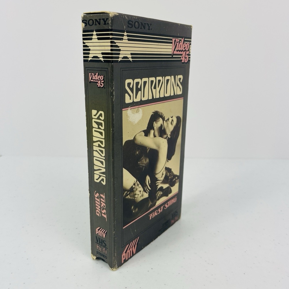 Scorpions First Sting VHS Sony Video 45 Heavy Metal Music Videos - Picture 3 of 6